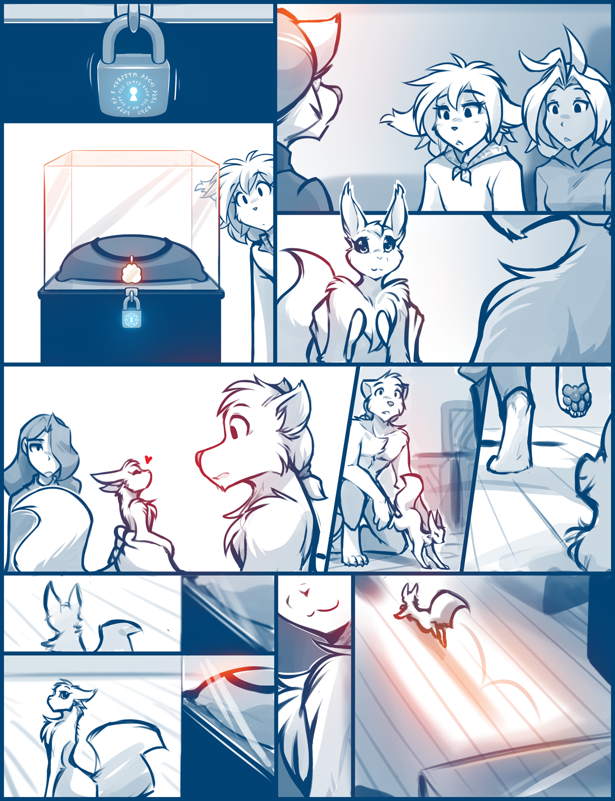 TwoKinds Gallery - Official Arts with tags: Comic, Madelyn, Roselyn