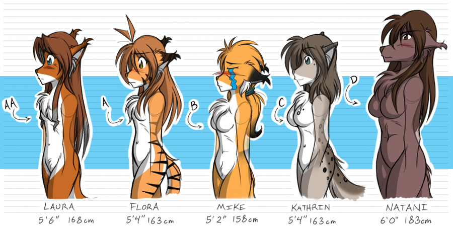 TwoKinds Gallery - Official Arts with tags: Laura, Mike, Reference