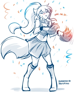 Cheerleader Raine