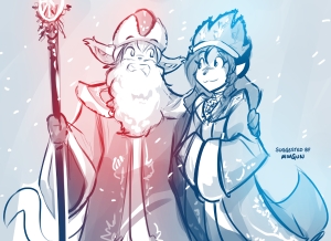 Father Frost and Snow Maiden