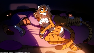 Communal Tiger Bed (No Text)