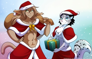 Adira and Adelaide - Christmas Outfits