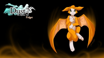 Dust: An Elysian Tail Fanart - Fidget Wallpaper