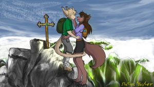 TwoKinds - Keith and Natani on the Gerlachov Peak