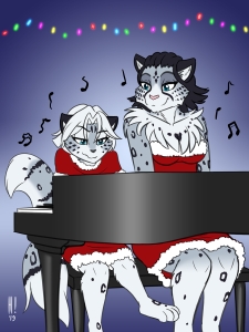 Adira and Maeve: Christmas carols