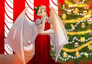 Nora Around the Christmas Tree (TwoKinds)