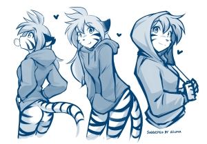 Hoodie Flora