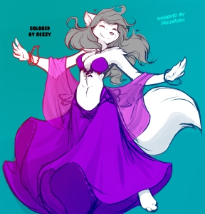 Raine dance TwoKinds Colored