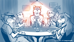 Keidran Playing Poker