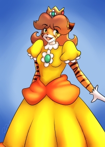 Flora as Princess Daisy