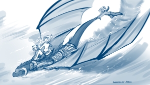 Dragon Sledding