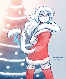 Cat Nora Christmas Outfit