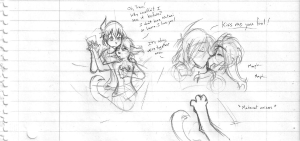 Linepaper Yaoi Pairing Sketch