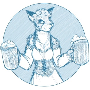 Sketchithon 11 - Khajiit Tavern Maid