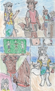 A Day at the Beach - pg1
