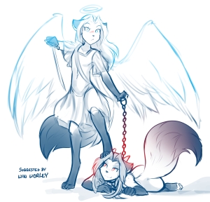 Angel vs Devil Laura