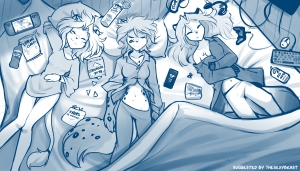 Modern Trio Sleepover