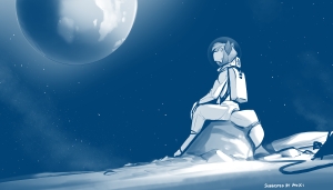 Laura on the Moon