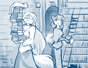 Librarian Raine and Ember