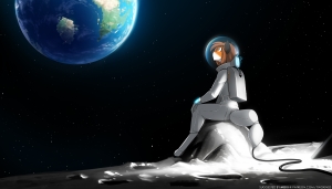 Laura on the Moon