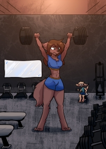 Natani At The Gym 