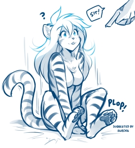 Tigress Trace - Sit!