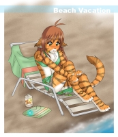 Flora's Vacation at the Beach