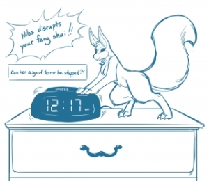 Nibs Disrupts Your Feng Shui!