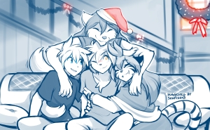 Christmas Group Hug