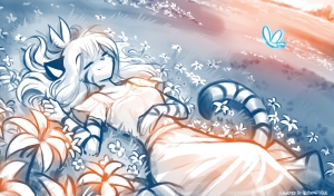 Flora Among the Flowers