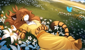 Flora Among the Flowers