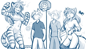 Size Swap - Flora and Natani