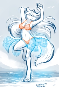 Raine Beach Dancing