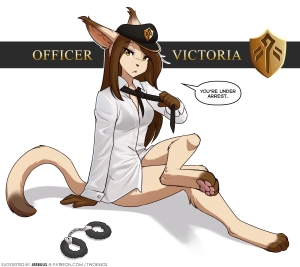Basitin Police Pin-Up