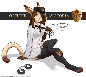 Basitin Police Pin-Up