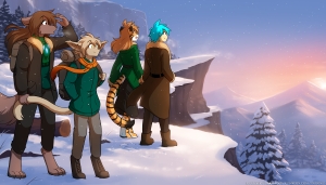 Snowy Mountain Climb