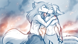 Keith and Natani - After the Battle
