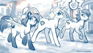 Modern Pony Trio