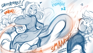 Tail Slap Greeting!