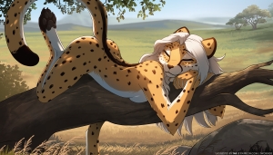 Cheetah in the Savanna