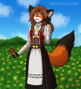 Laura in bunad
