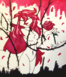 Rose holding her essence