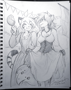 Anthrocon 2025 Sketches