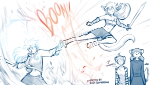 Trace vs Keith - GenderSwap AU
