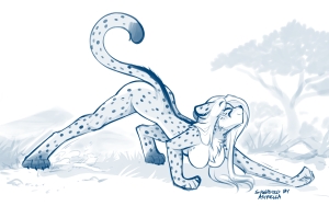Cheetah Girl Stretch