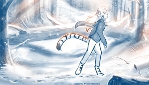 Tiger in the Snow