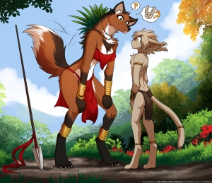 Tribal Maned Wolf