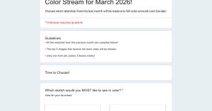 March 2026 Color Vote