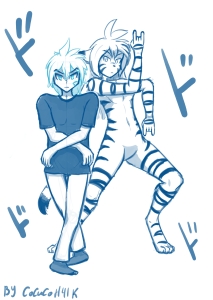 Trace And Flora Posing As Kira And Killer Qween