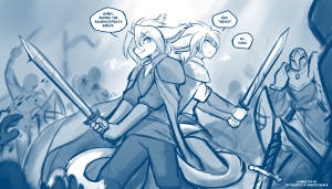 Alaric and Keith - Brothers in Arms
